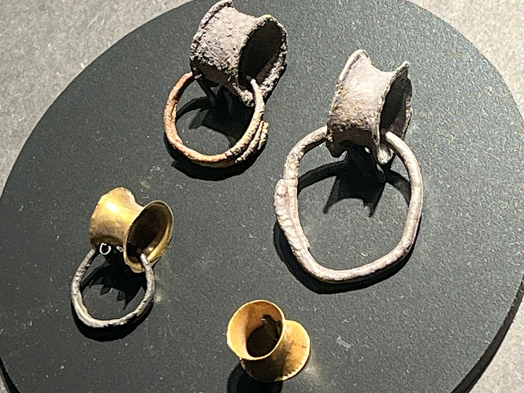 Bronze Age: A Golden Age for Jewellery - Bronze age ear tunnels and rings